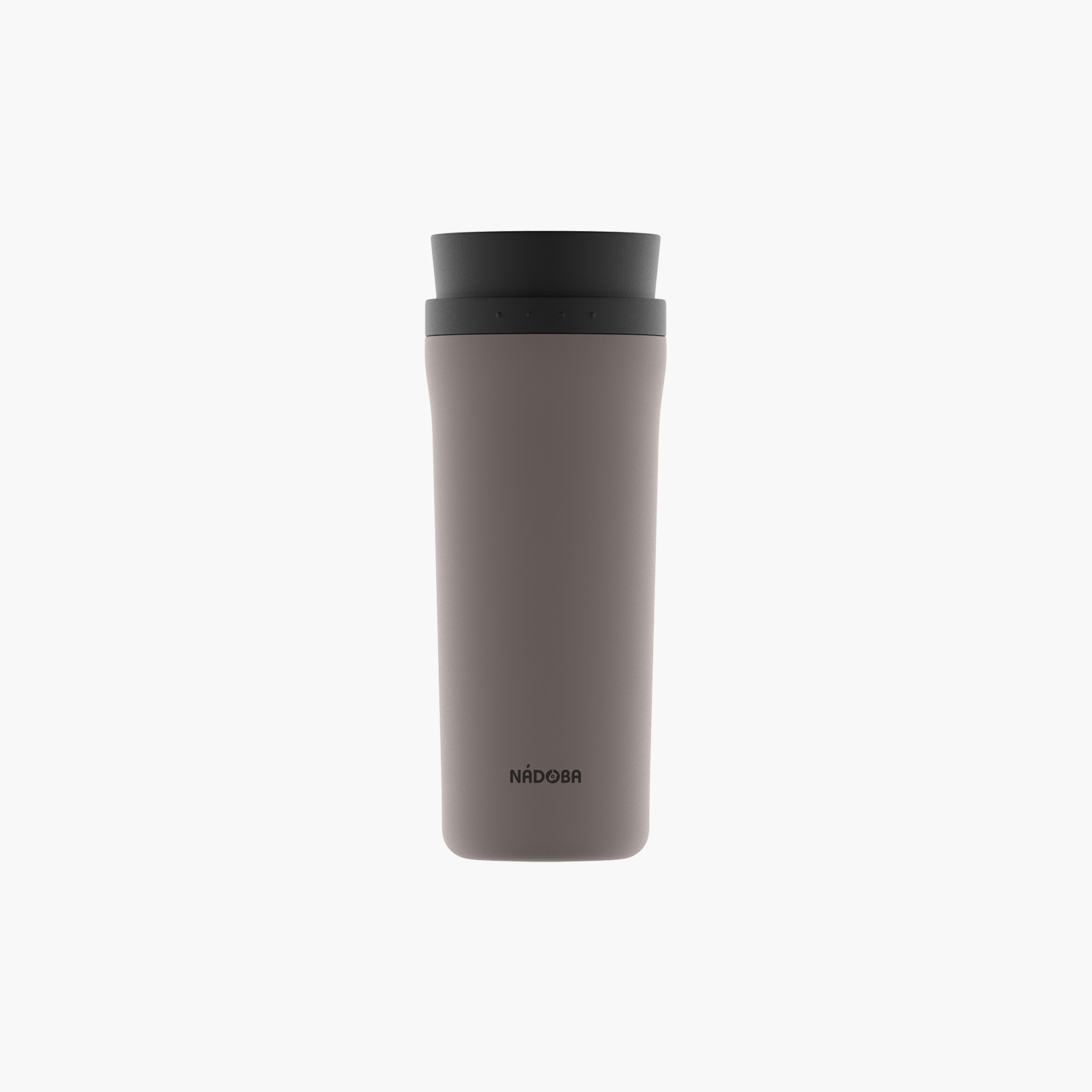Thermal mug, gray, 0.5 l, Juta