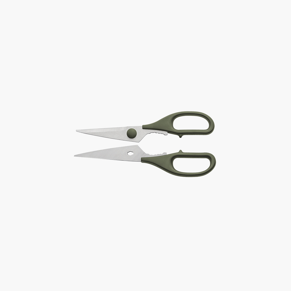 Kitchen scissors 20 cm, Inge, 20 сm, green 